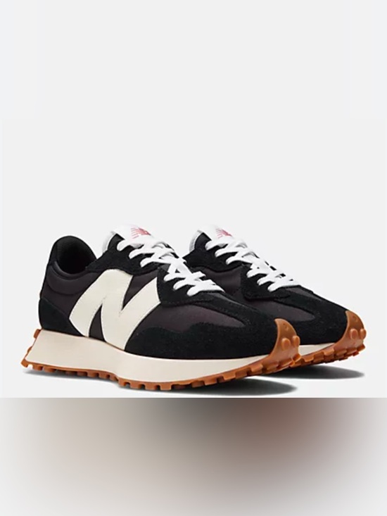 New Balance Shoes - New Balance Black White & Gum Trail-Inspired Sneakers